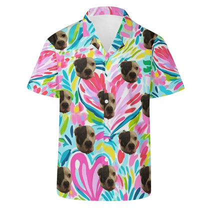 All Over Print Casual Hawaiian Shirt with Your Pets Image - An Initial Impression