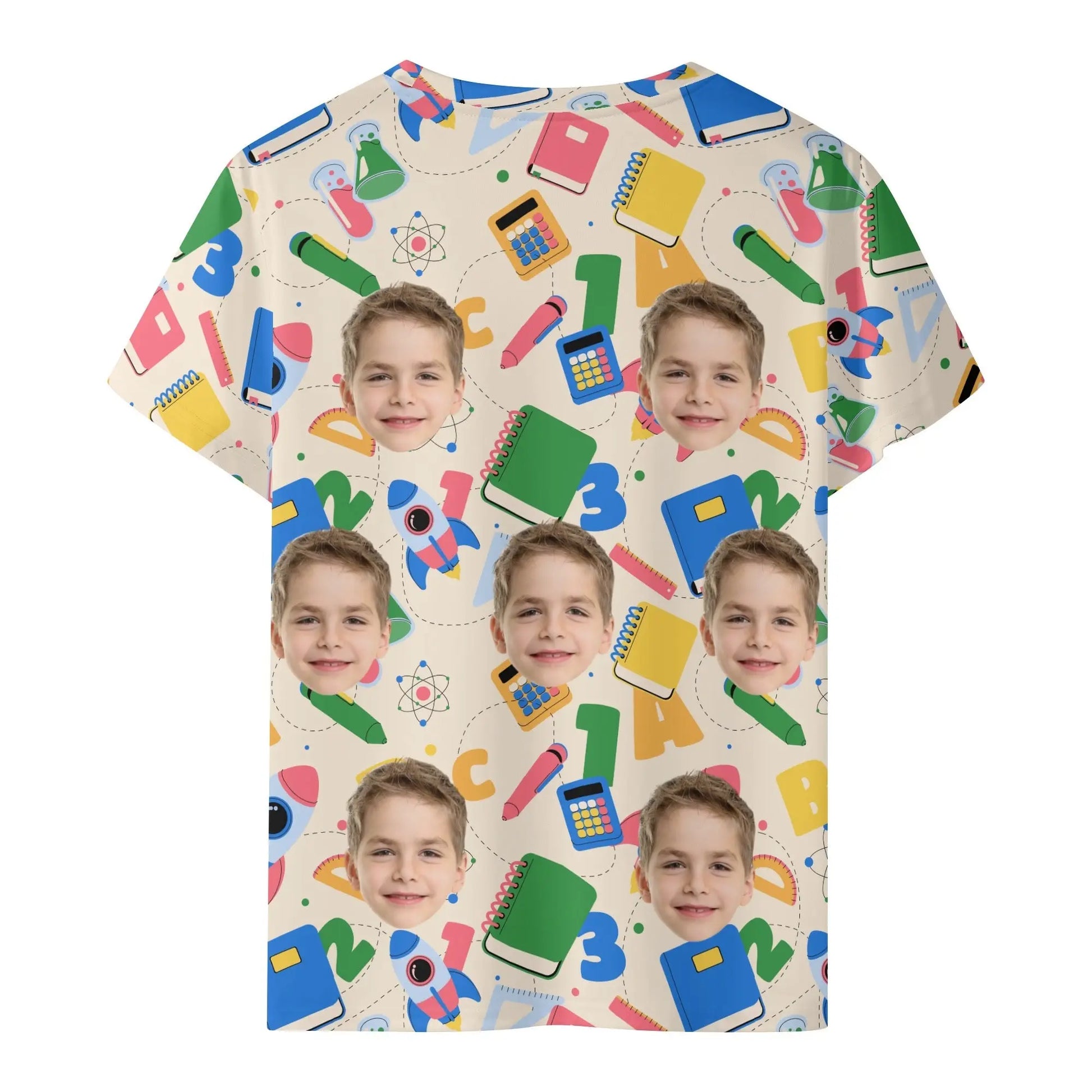 Kids Short Sleeve T-Shirt with Custom Image popcustoms An Initial Impression