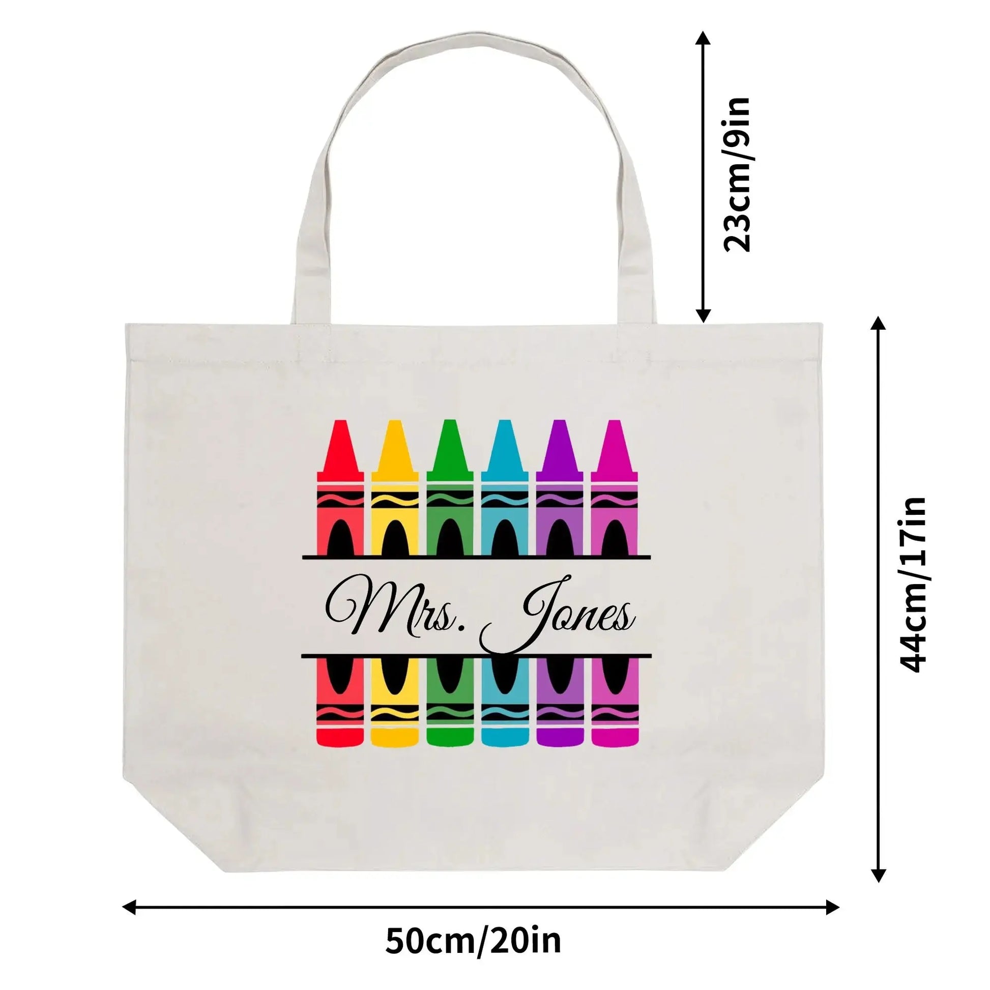 100% Cotton Tote Bag Teacher Name popcustoms An Initial Impression