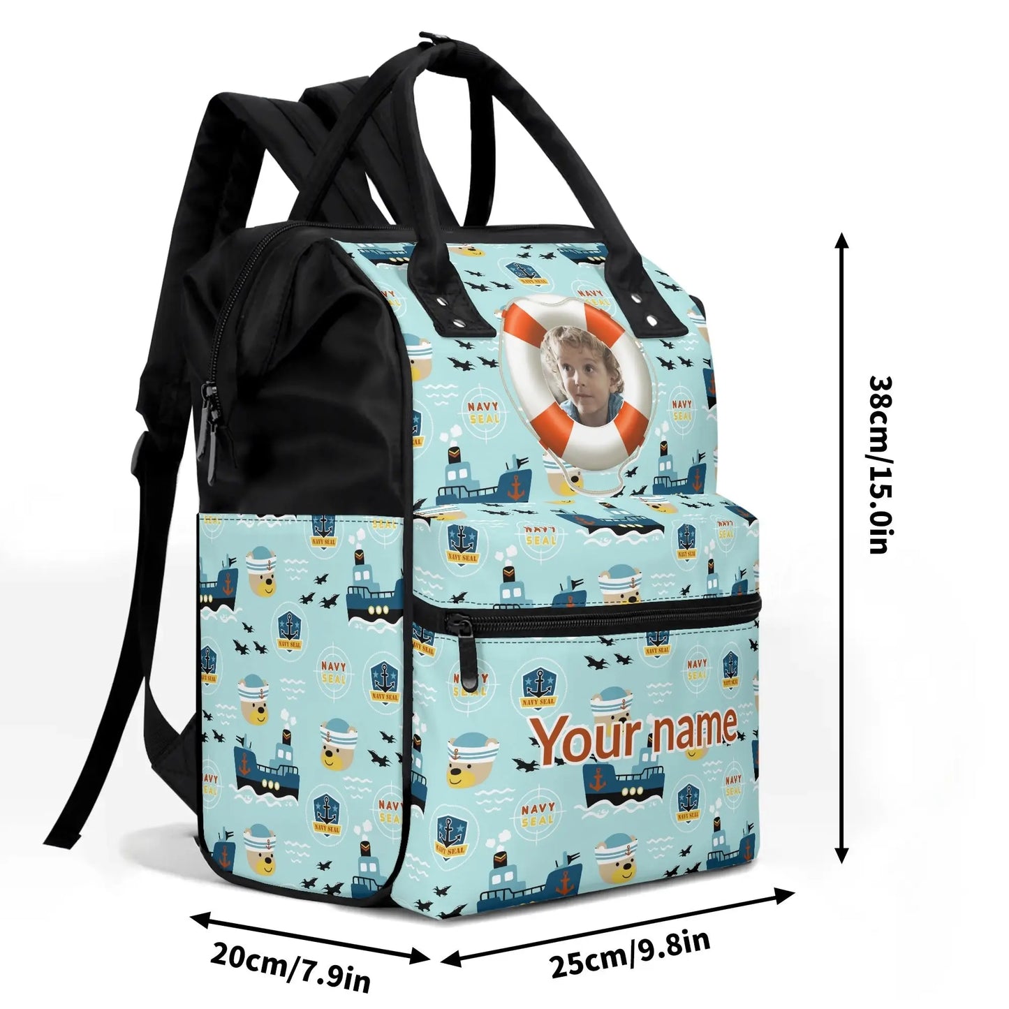 Large Capacity Diaper Bag Mummy Backpack Nursing Bag Duckbilled Backpack Pop Customs An Initial Impression