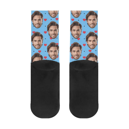 Custom Photo Crew Socks