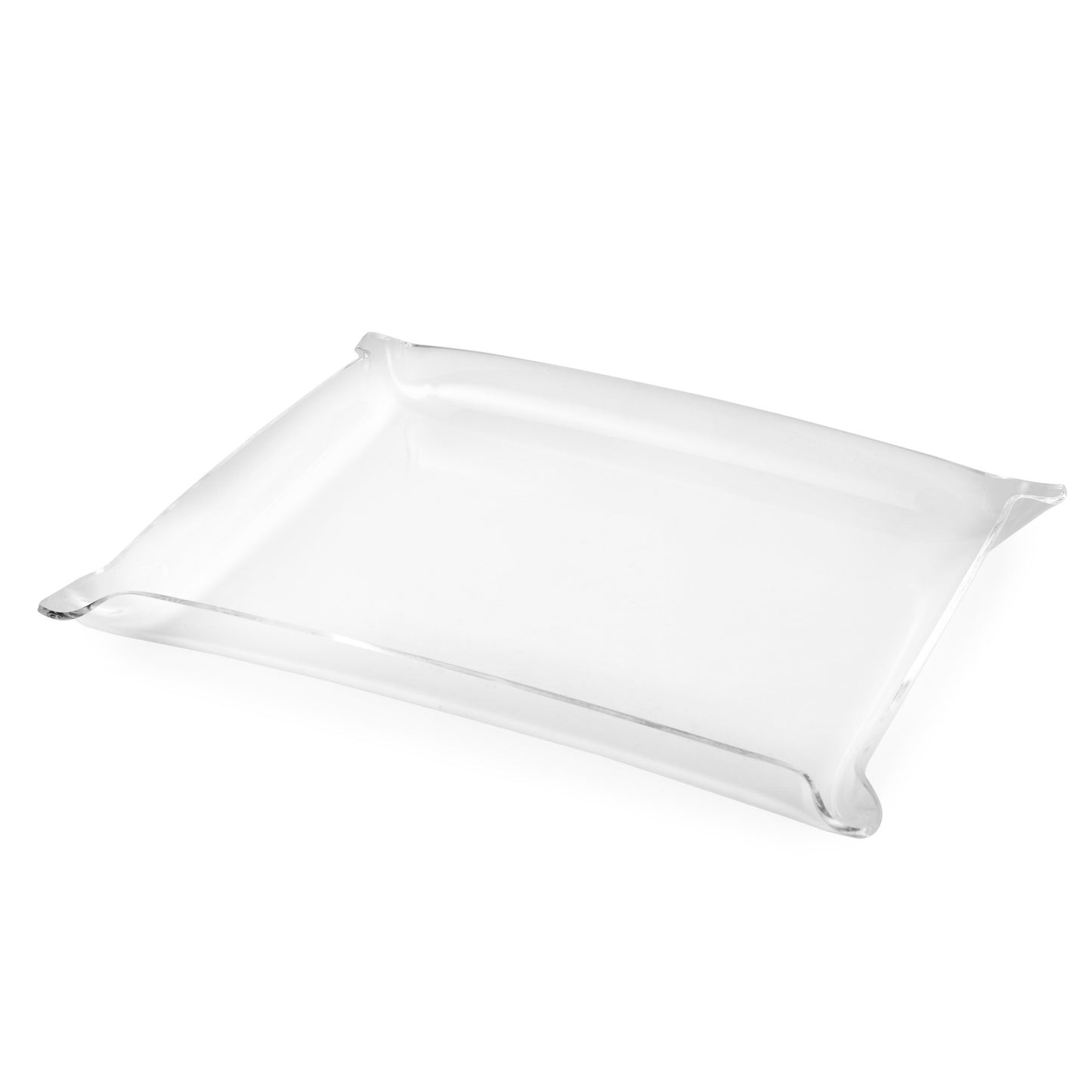 Elegant Acrylic Tray with Pinched Corners
