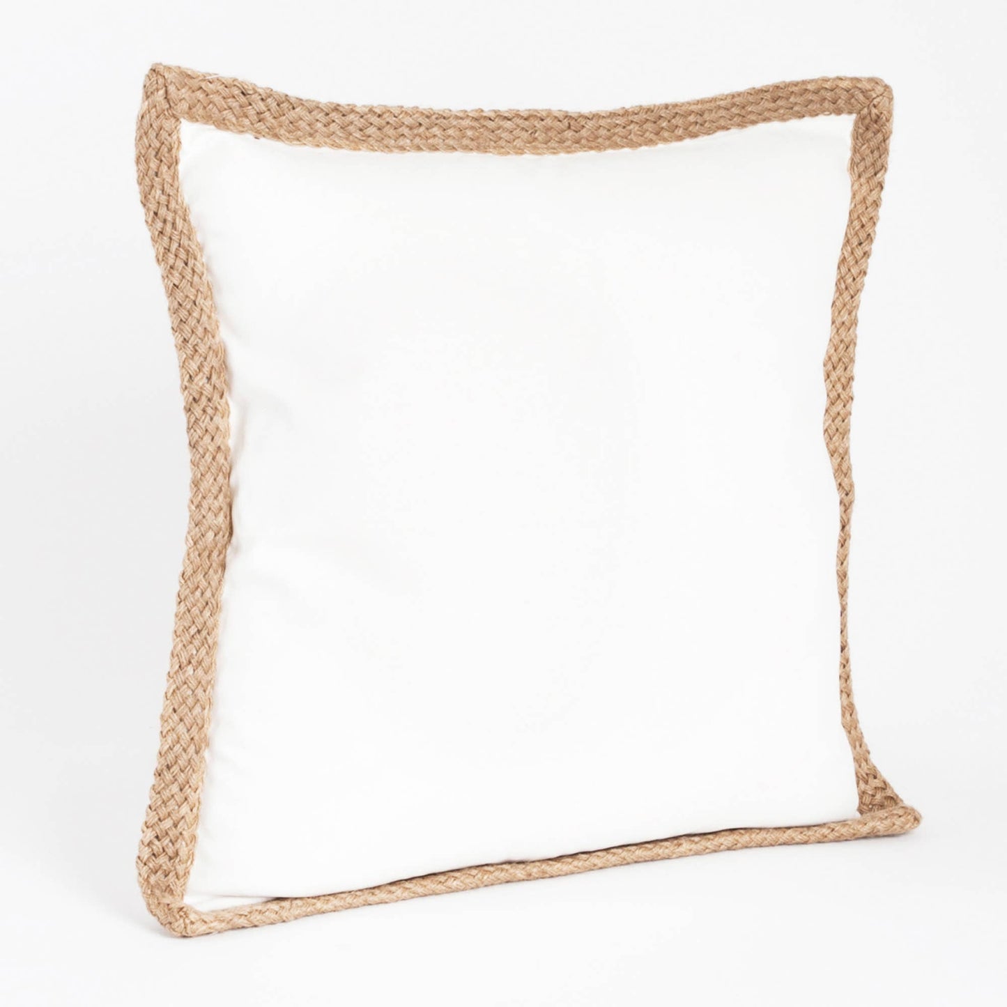 Jute Braided Pillow - Down Filled