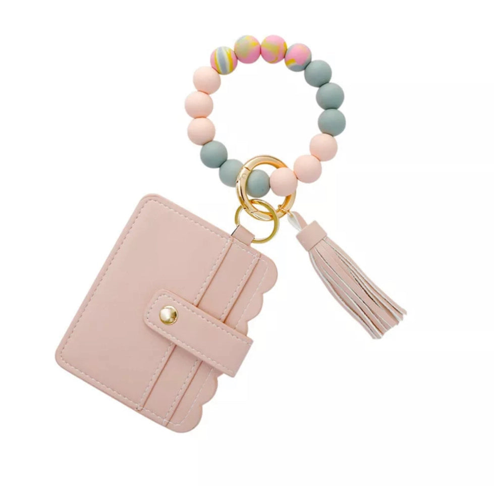 Silicone Beaded Wristlet for Needlepoint Canvas