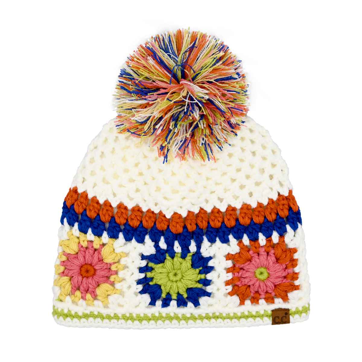 Handmade Crochet Pom Beanie