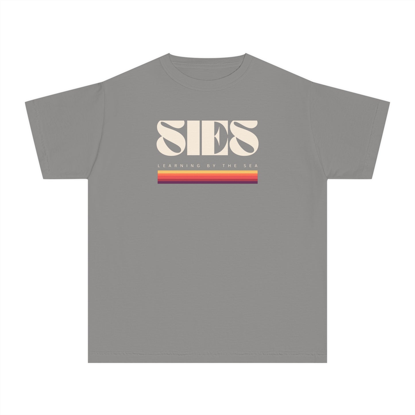Youth Midweight Tee with Retro SIES Design, Cool Casual T-Shirt, Perfect for Summer, Gift for Teens, Vintage Style Top