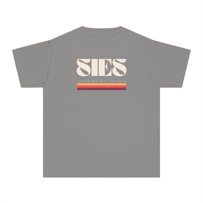 Youth Midweight Tee with Retro SIES Design, Cool Casual T-Shirt, Perfect for Summer, Gift for Teens, Vintage Style Top