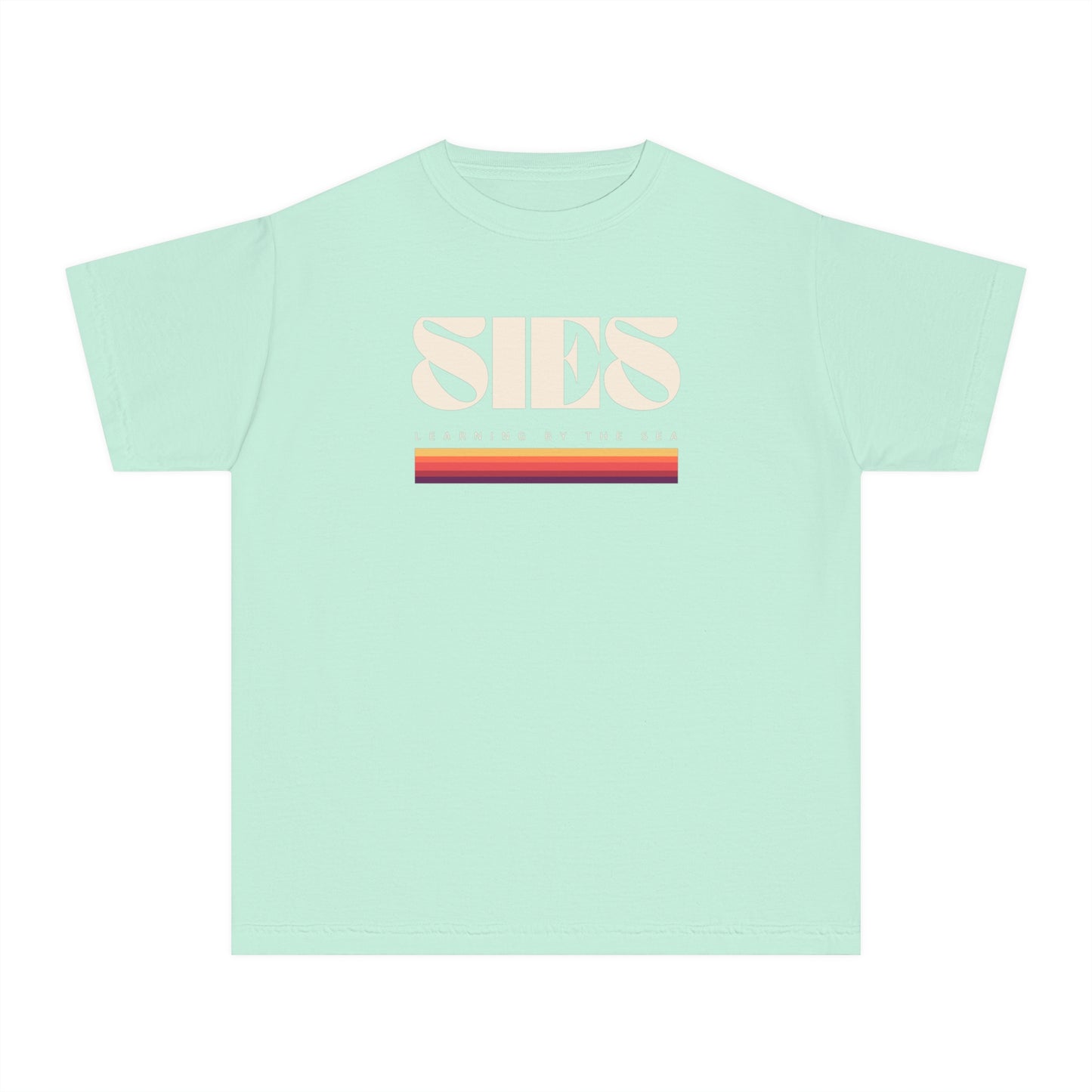 Youth Midweight Tee with Retro SIES Design, Cool Casual T-Shirt, Perfect for Summer, Gift for Teens, Vintage Style Top