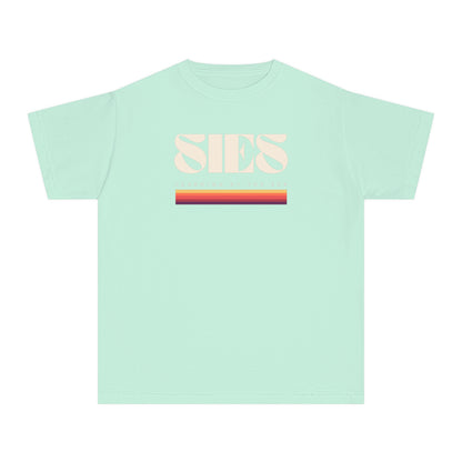 Youth Midweight Tee with Retro SIES Design, Cool Casual T-Shirt, Perfect for Summer, Gift for Teens, Vintage Style Top