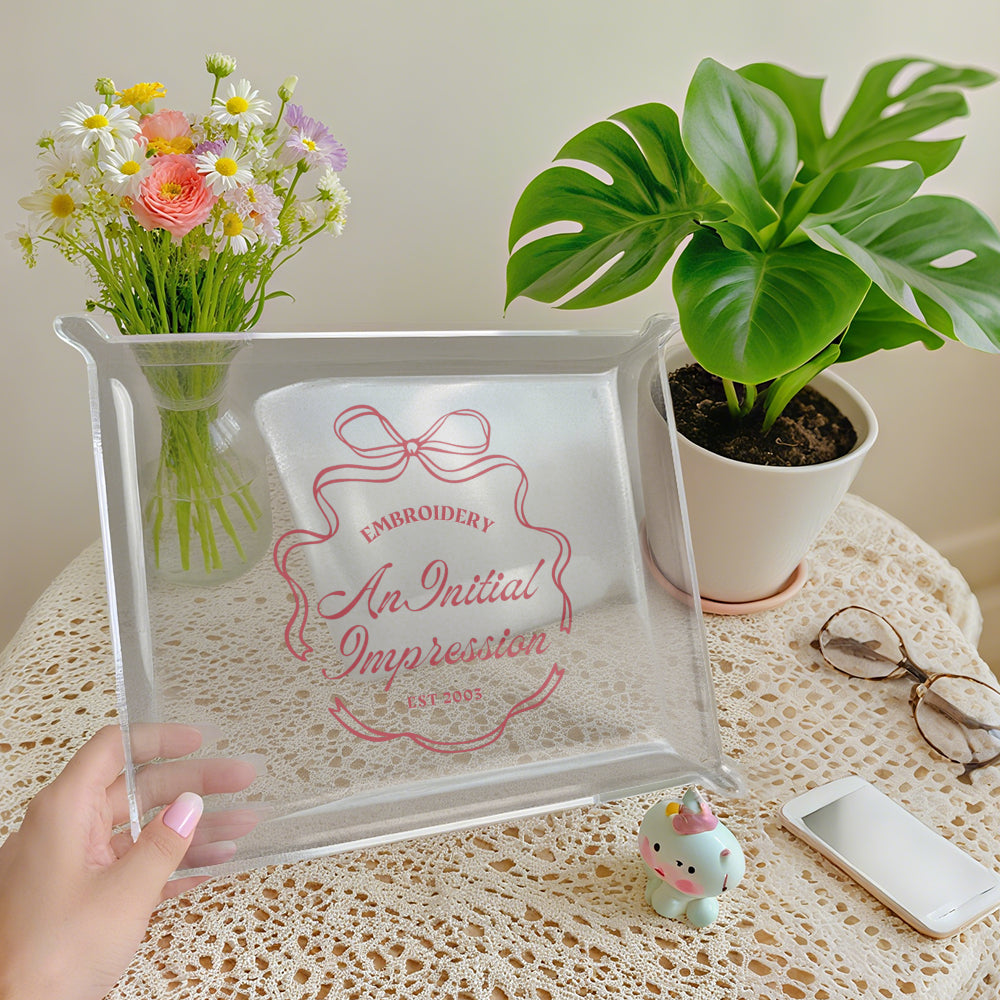 Rectangle Acrylic Tray-2 Side Print