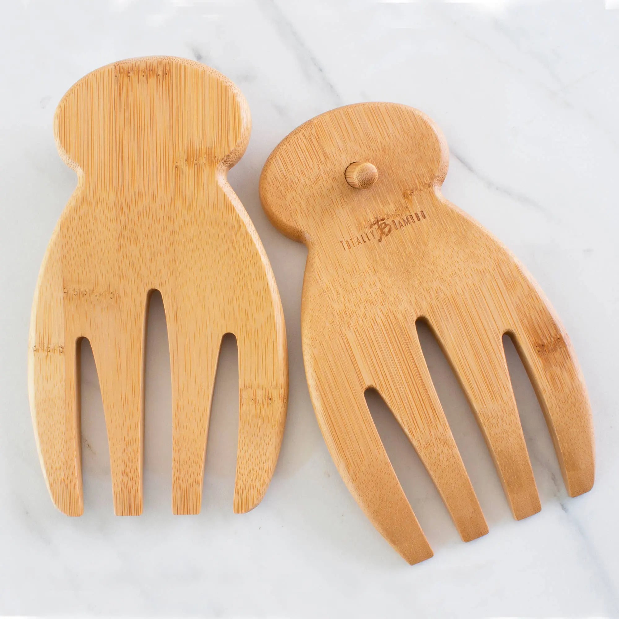 Salad Hands, Bamboo Salad Serving Utensils - An Initial Impression
