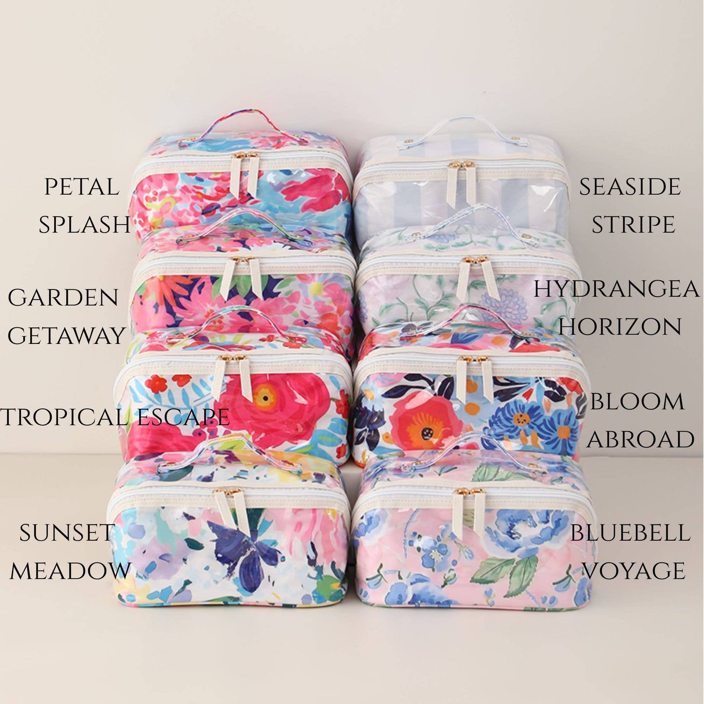 Southern My Sass - Cosmetic Case Carry All Bag PVC Plastic Coating Embroidery