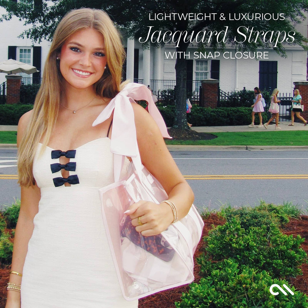 Case-Mate - Case-Mate Ballet Pink Bow Jelly Tote Bag