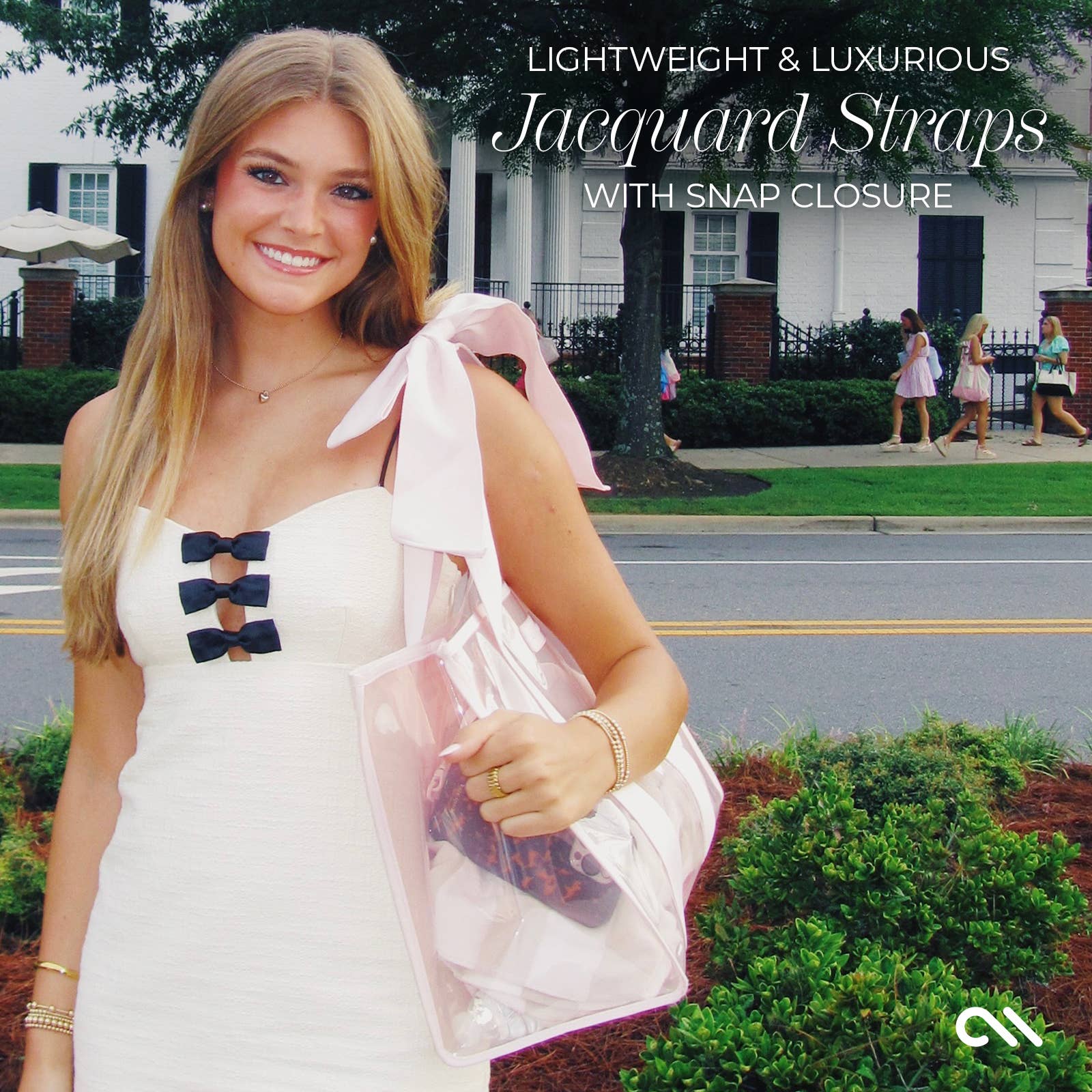 Case-Mate - Case-Mate Ballet Pink Bow Jelly Tote Bag