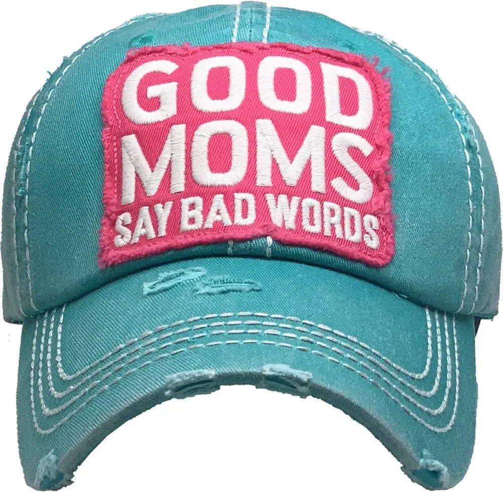 Vintage Washed Baseball Cap Good Moms Say Bad Words" - An Initial Impression