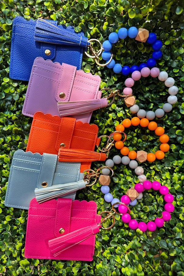 Silicone Beaded Wristlet for Needlepoint Canvas