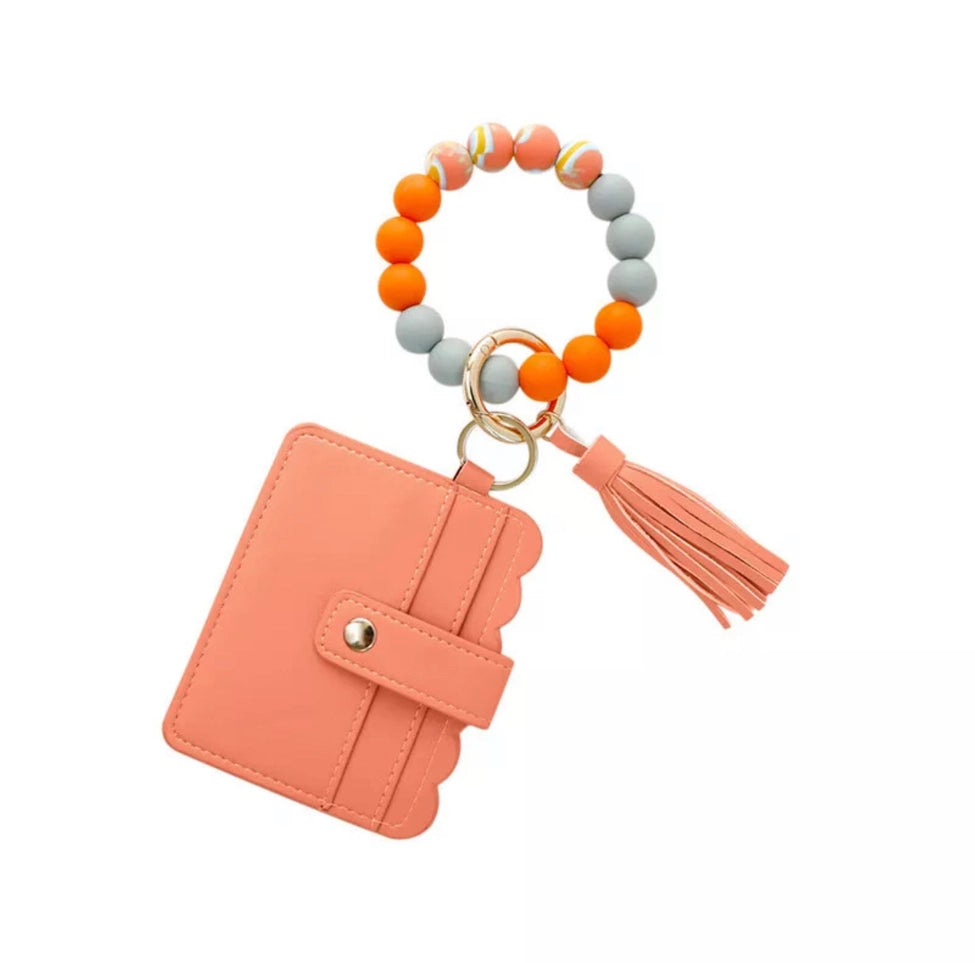 Silicone Beaded Wristlet for Needlepoint Canvas