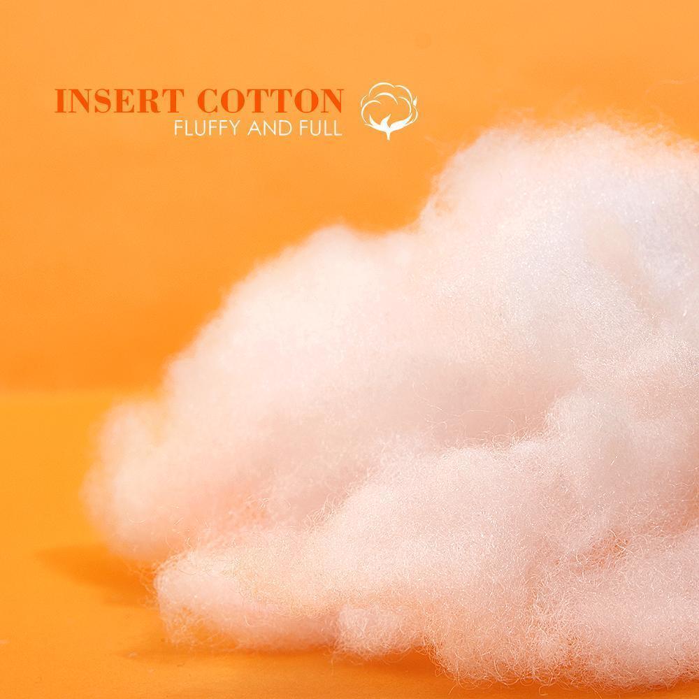 Custom Minime Pillow filling detail: fluffy white polyester, product details