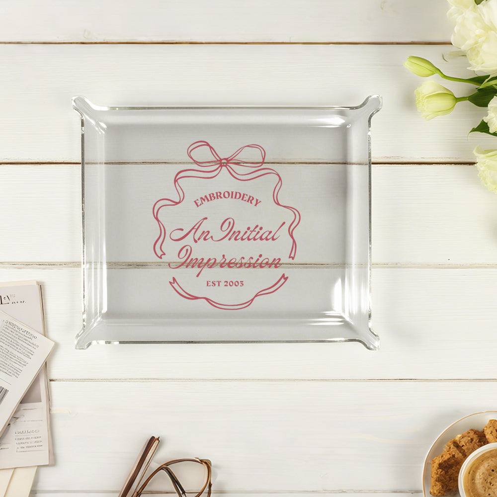 Rectangle Acrylic Tray-2 Side Print