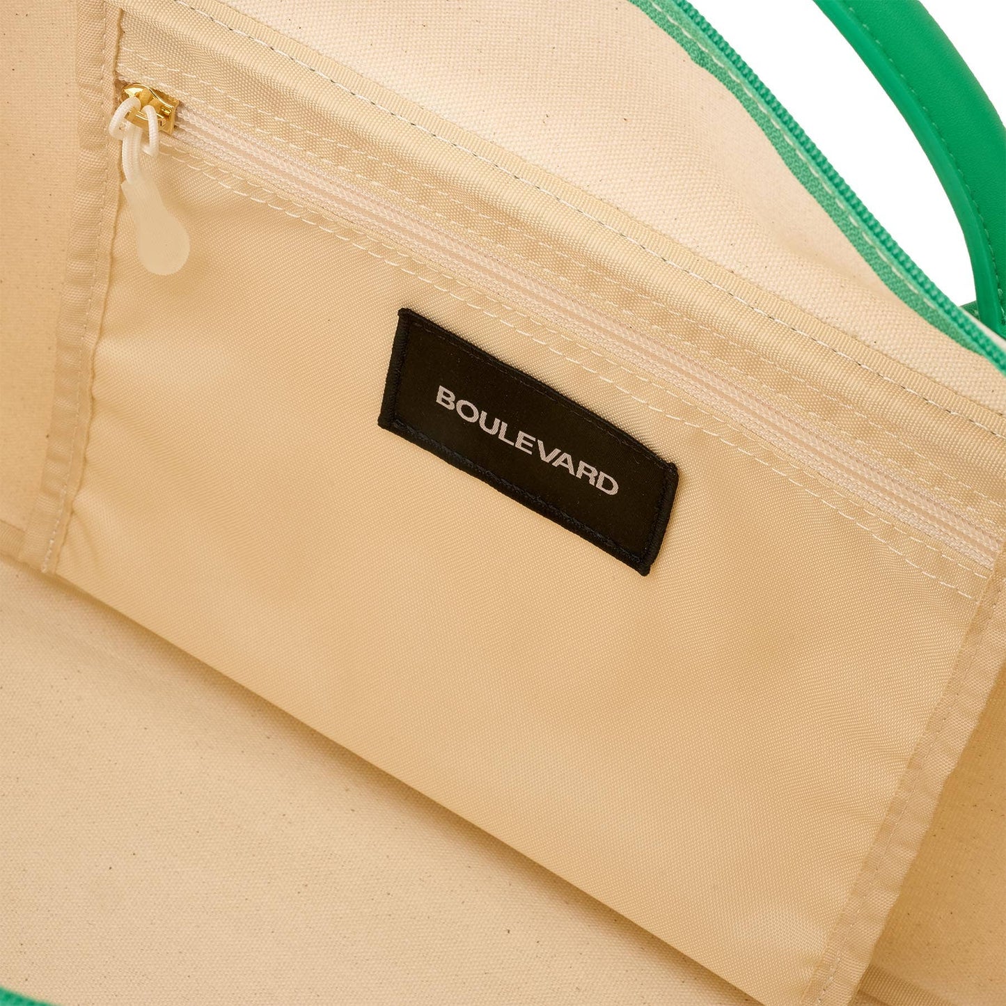 "Margo" Natural Mahjong Tote (Personalizable)