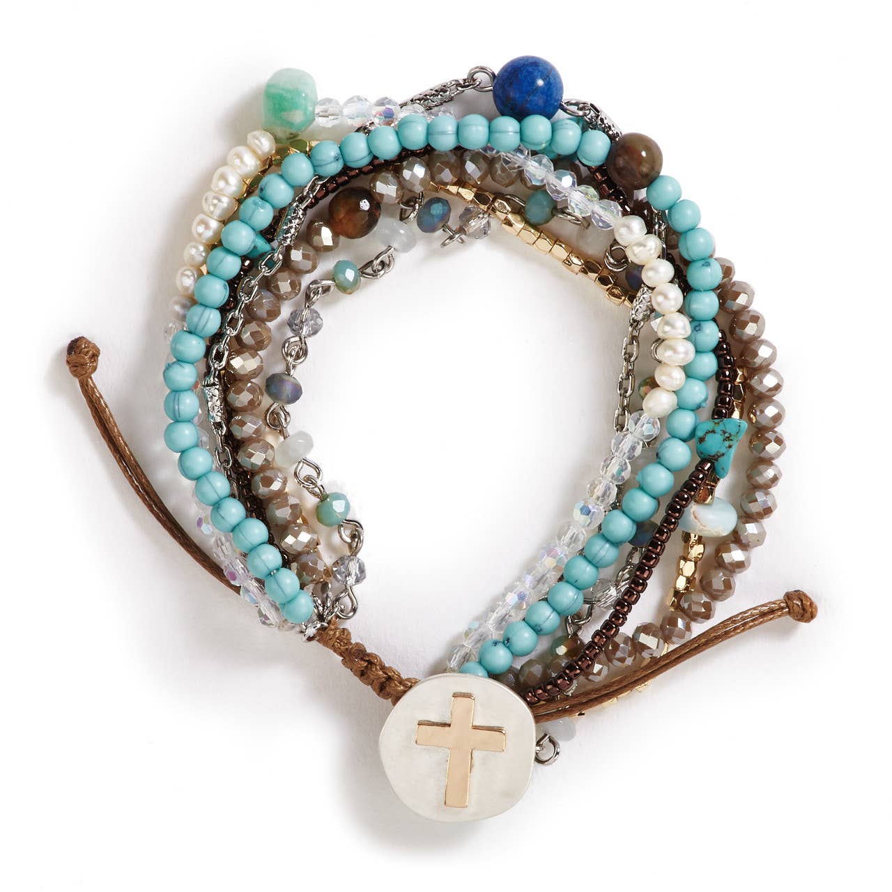 Beaded Prayer Bracelet - Turquoise