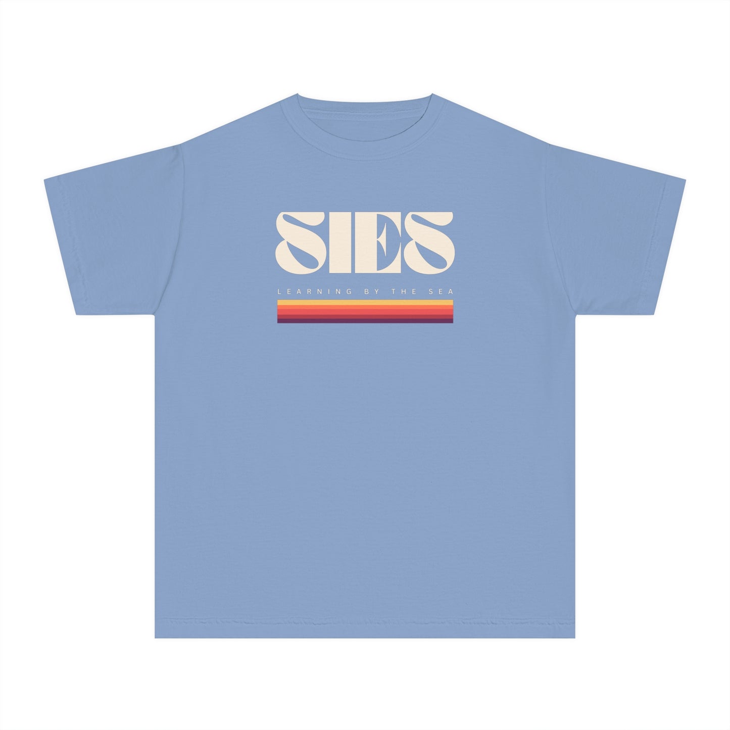 Youth Midweight Tee with Retro SIES Design, Cool Casual T-Shirt, Perfect for Summer, Gift for Teens, Vintage Style Top