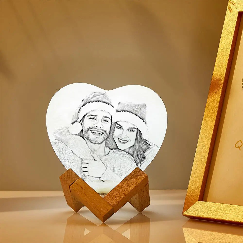 Customized Heart Shaped Photo Moon Lamp - An Initial Impression