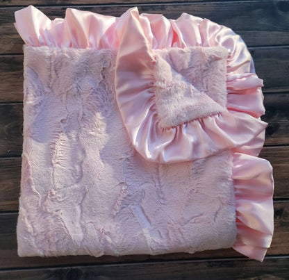 Couture Minky Ruffled Lovie Blanket - An Initial Impression