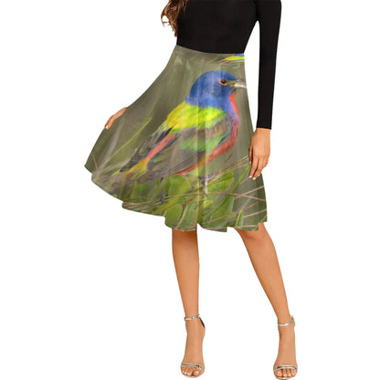 Women's Pleated Midi Skirt