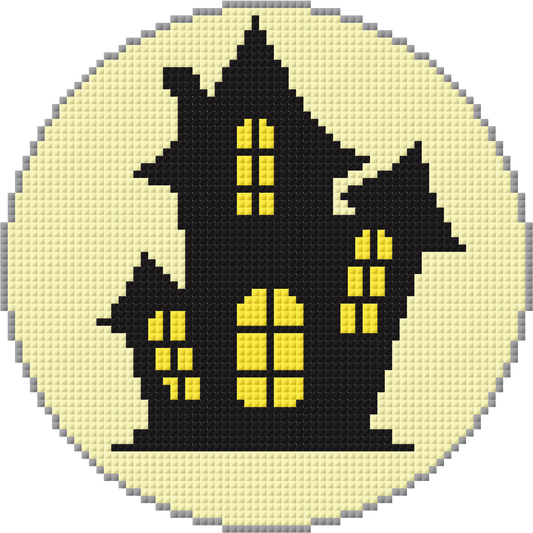 2CC  NC HAUNTED HOUSE CANVAS