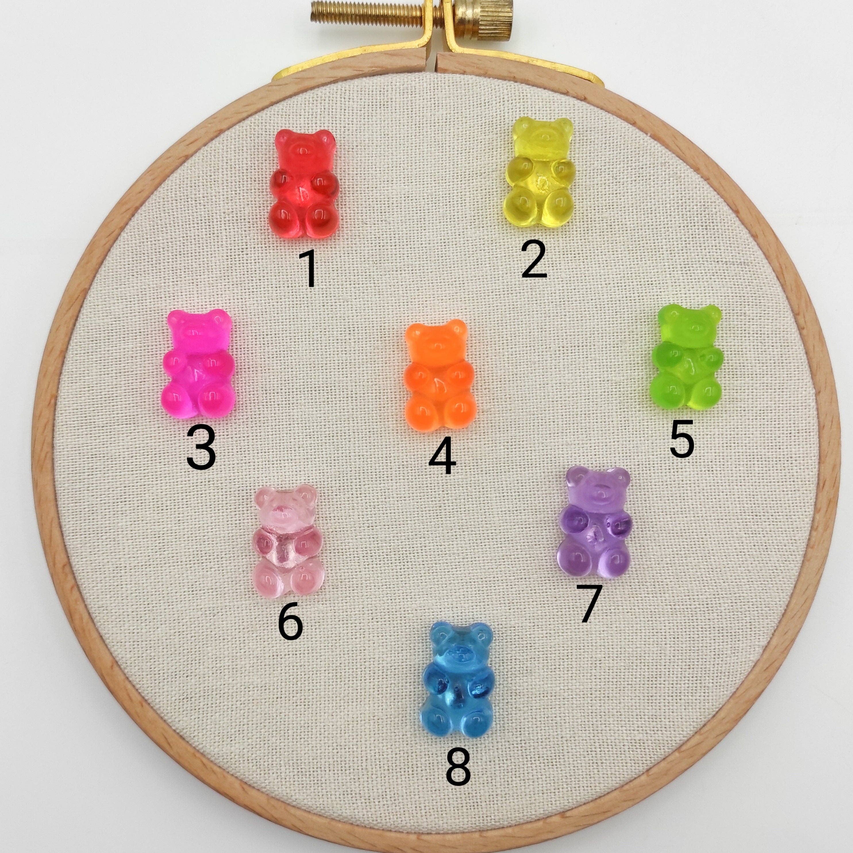 Gummy bear small needle minders