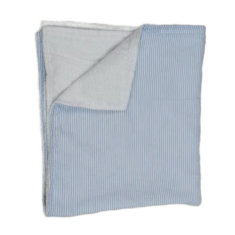 Beach Towel, Seersucker, Monogram, Embroidery