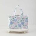 Waterproof Cosmetic Case PVC Make up Bag Hydrangea Horizon