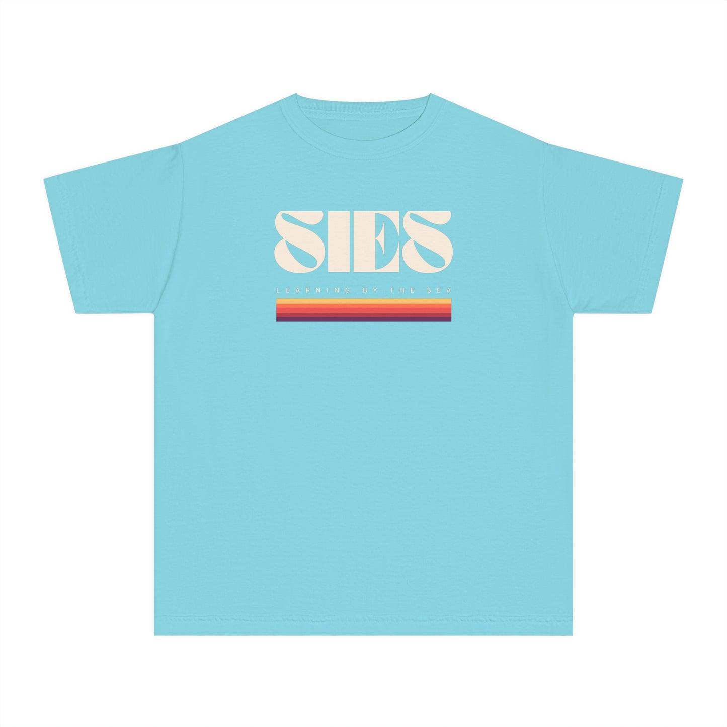 Youth Midweight Tee with Retro SIES Design, Cool Casual T-Shirt, Perfect for Summer, Gift for Teens, Vintage Style Top