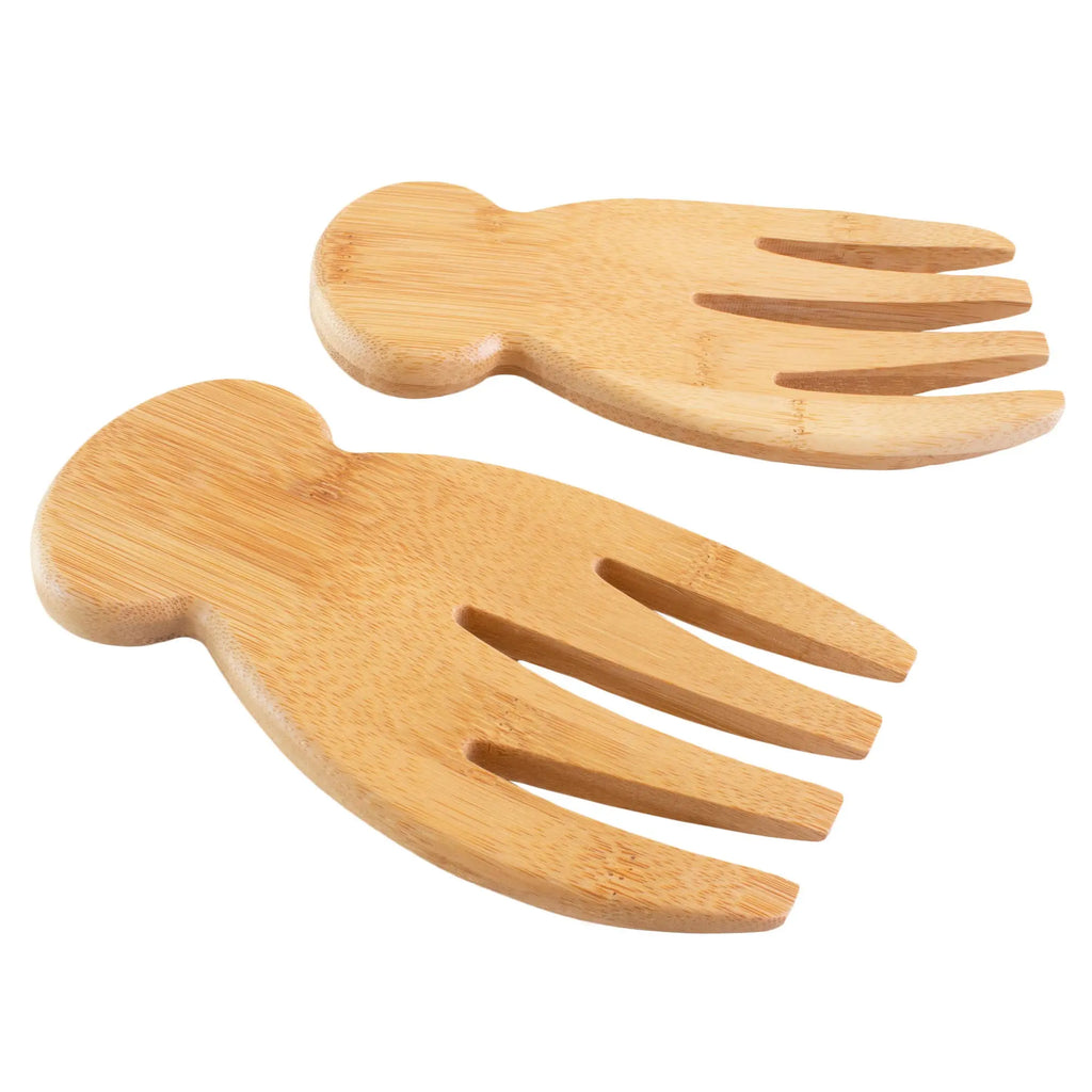 Salad Hands, Bamboo Salad Serving Utensils - An Initial Impression