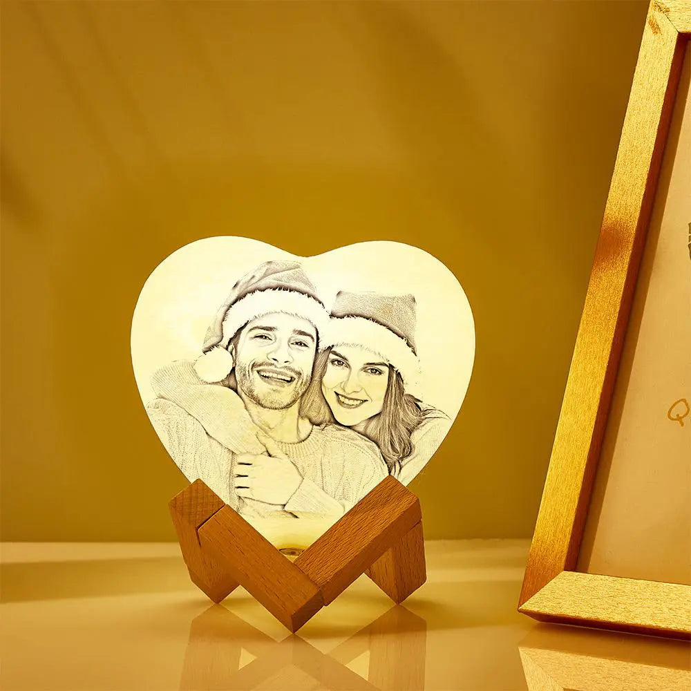 Customized Heart Shaped Photo Moon Lamp - An Initial Impression