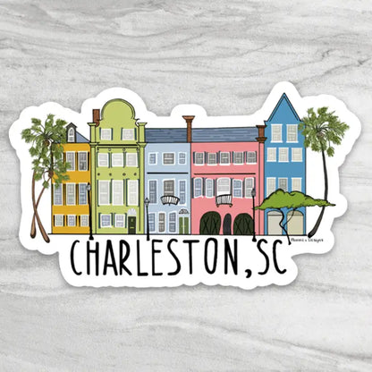 Asst. Charleston South Carolina Sticker