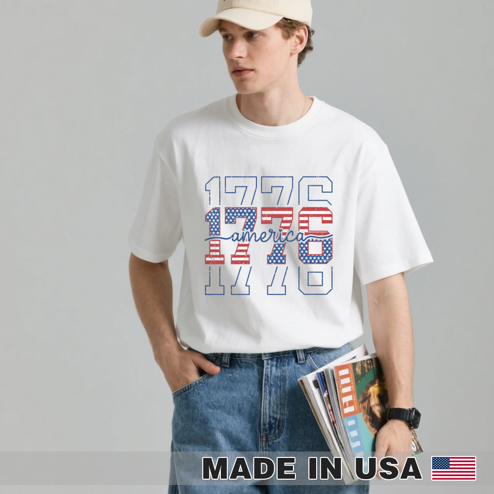 DTG Cotton T-Shirt (Print in USA)-White