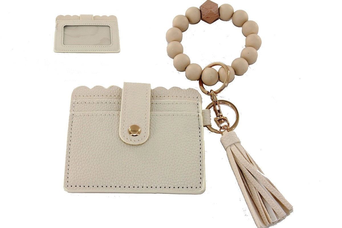 Silicone Beaded Wristlet for Needlepoint Canvas