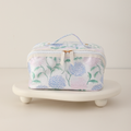 Waterproof Cosmetic Case PVC Make up Bag Hydrangea Horizon