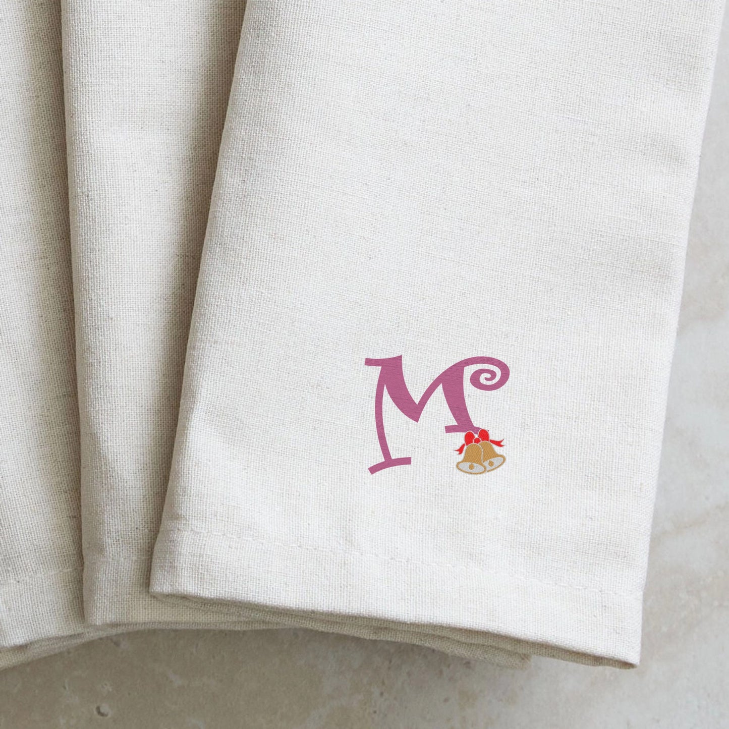 Embroidered Christmas Napkins