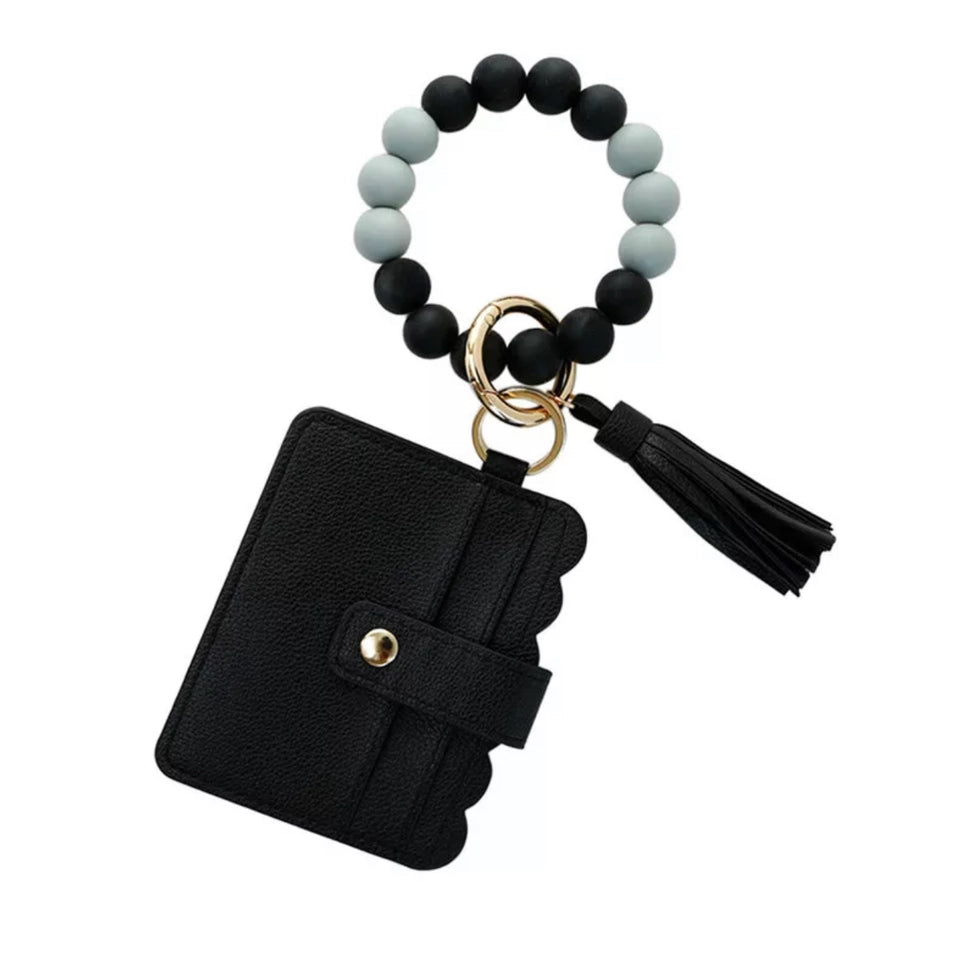 Silicone Beaded Wristlet for Needlepoint Canvas
