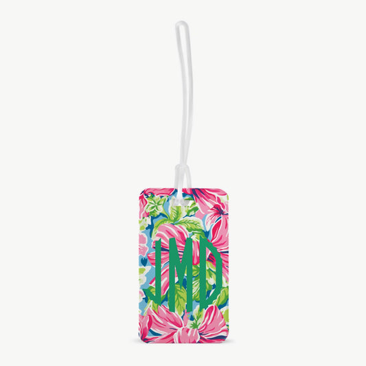 Luggage Tag Preppy Background