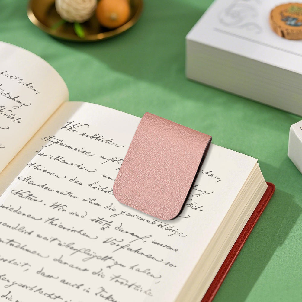 Leather Bookmark-Circle Monogram