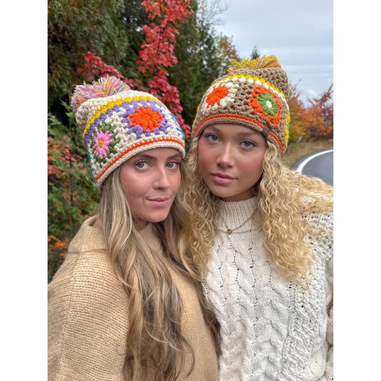 Handmade Crochet Pom Beanie