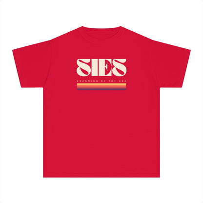 Youth Midweight Tee with Retro SIES Design, Cool Casual T-Shirt, Perfect for Summer, Gift for Teens, Vintage Style Top