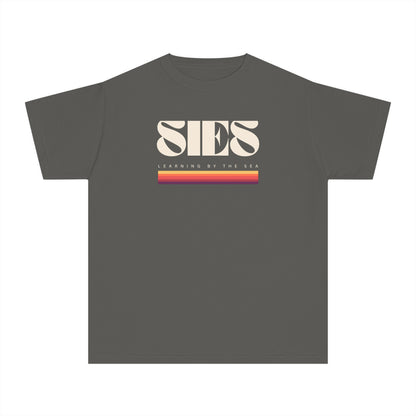 Youth Midweight Tee with Retro SIES Design, Cool Casual T-Shirt, Perfect for Summer, Gift for Teens, Vintage Style Top