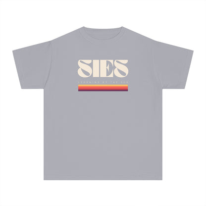 Youth Midweight Tee with Retro SIES Design, Cool Casual T-Shirt, Perfect for Summer, Gift for Teens, Vintage Style Top
