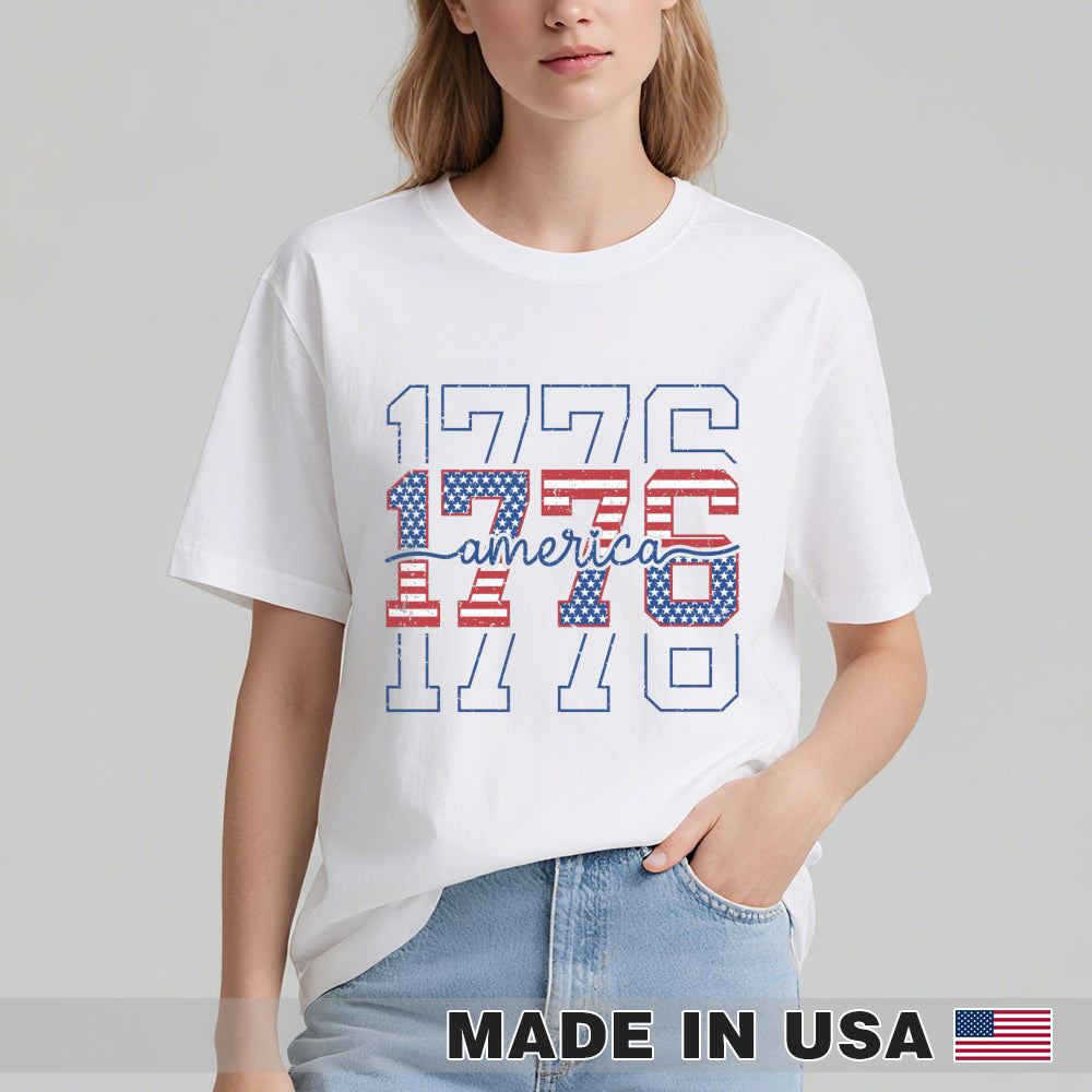 DTG Cotton T-Shirt (Print in USA)-White
