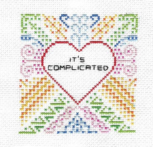 Subversive Cross Stitch - Customizable Ornate Heart - DIY